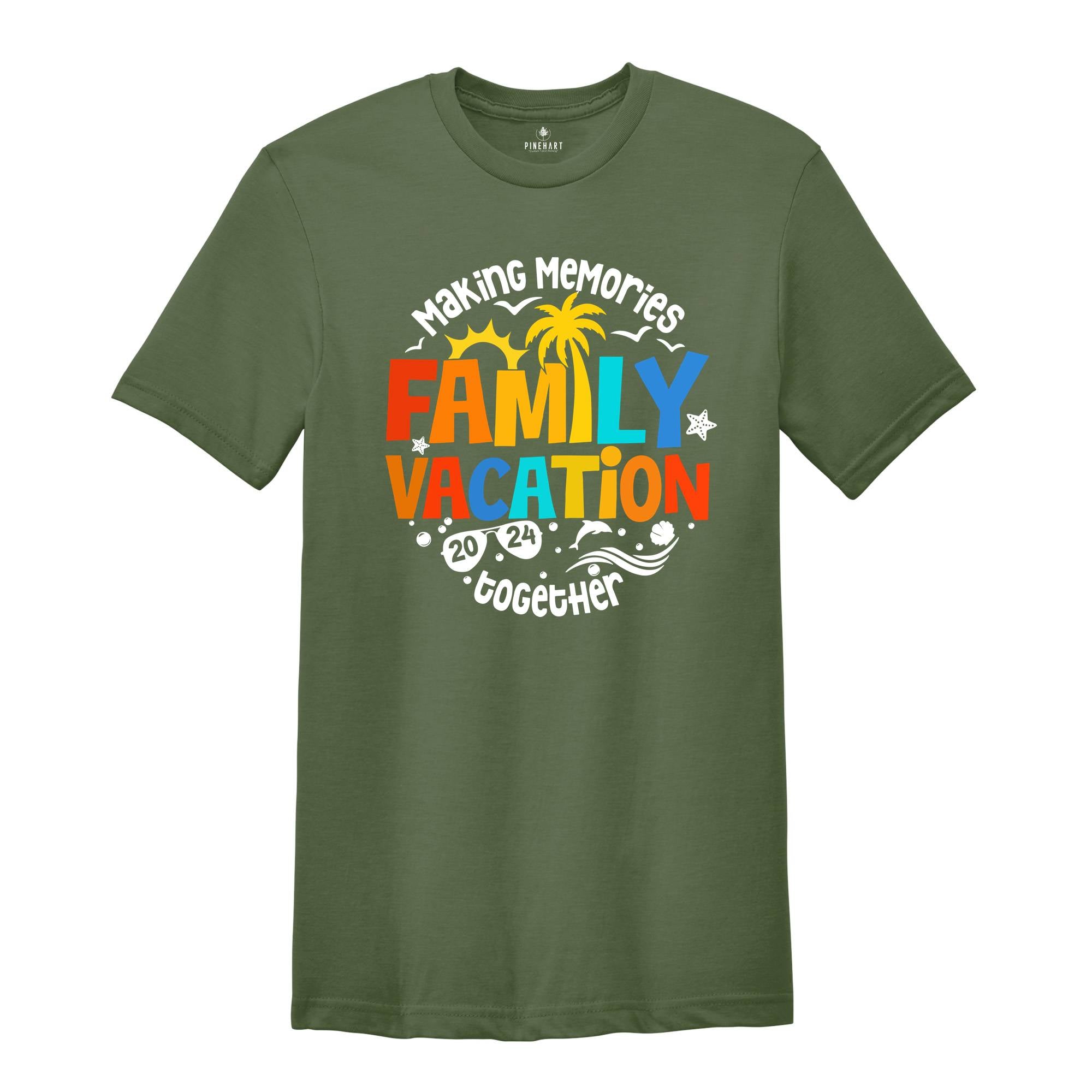 Family Vacation Shirt, Cute Family Matching Shirt, Family Trip T-Shirt, Family Vacation Gift Tee, Summer Vacation Shirts, Making Memories