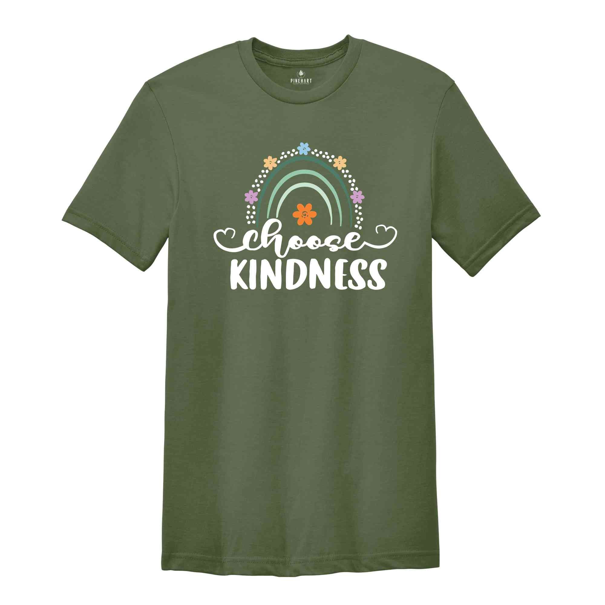 Choose Kindness T-Shirt, Kindness Shirt, Inspirational Shirts, Gift For Teachers, Positive Vibes Shirt