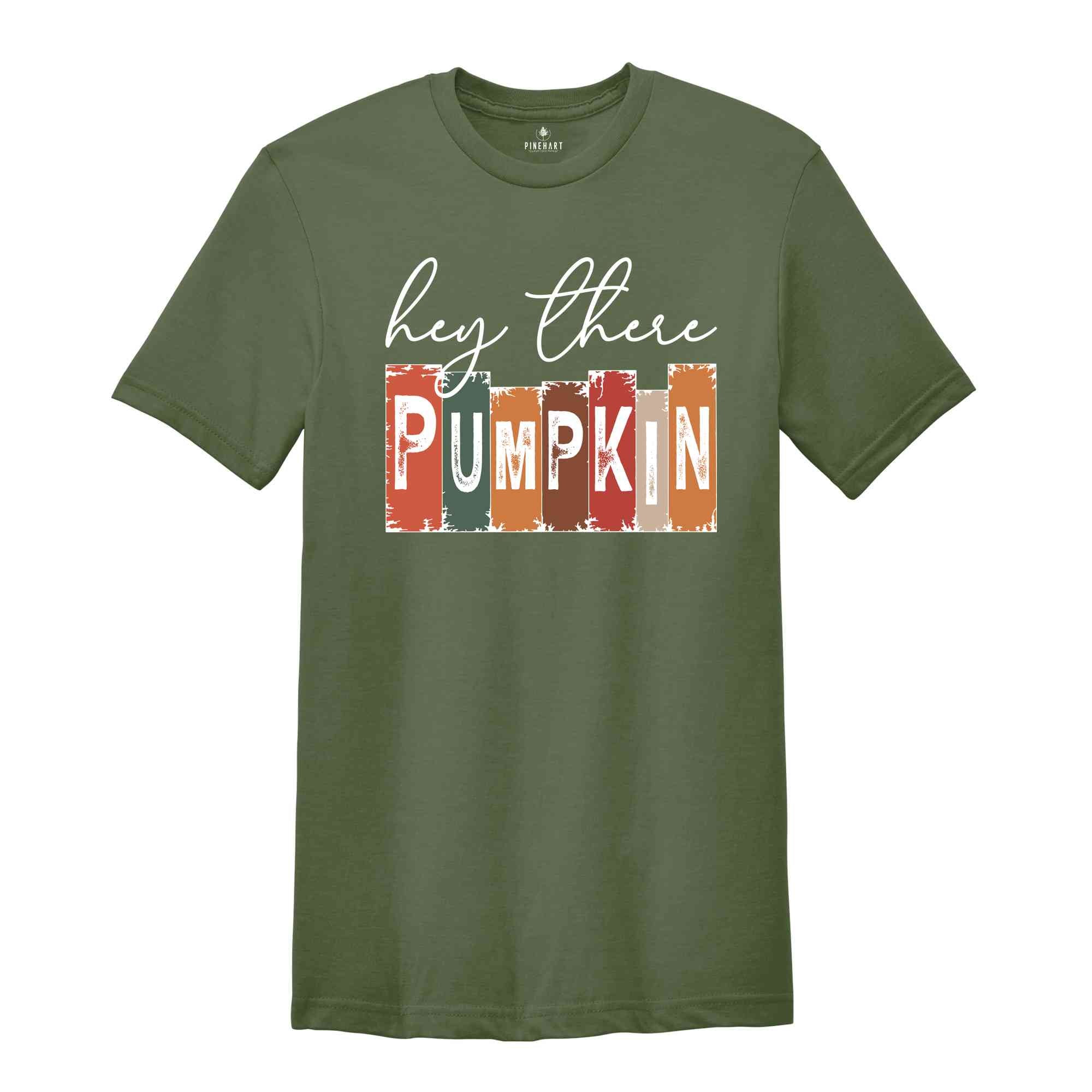 Hey There Pumpkin T-Shirt, Vintage Halloween Shirt, Pumpkin Shirt, Cute Fall Shirt, Halloween Gifts for Her