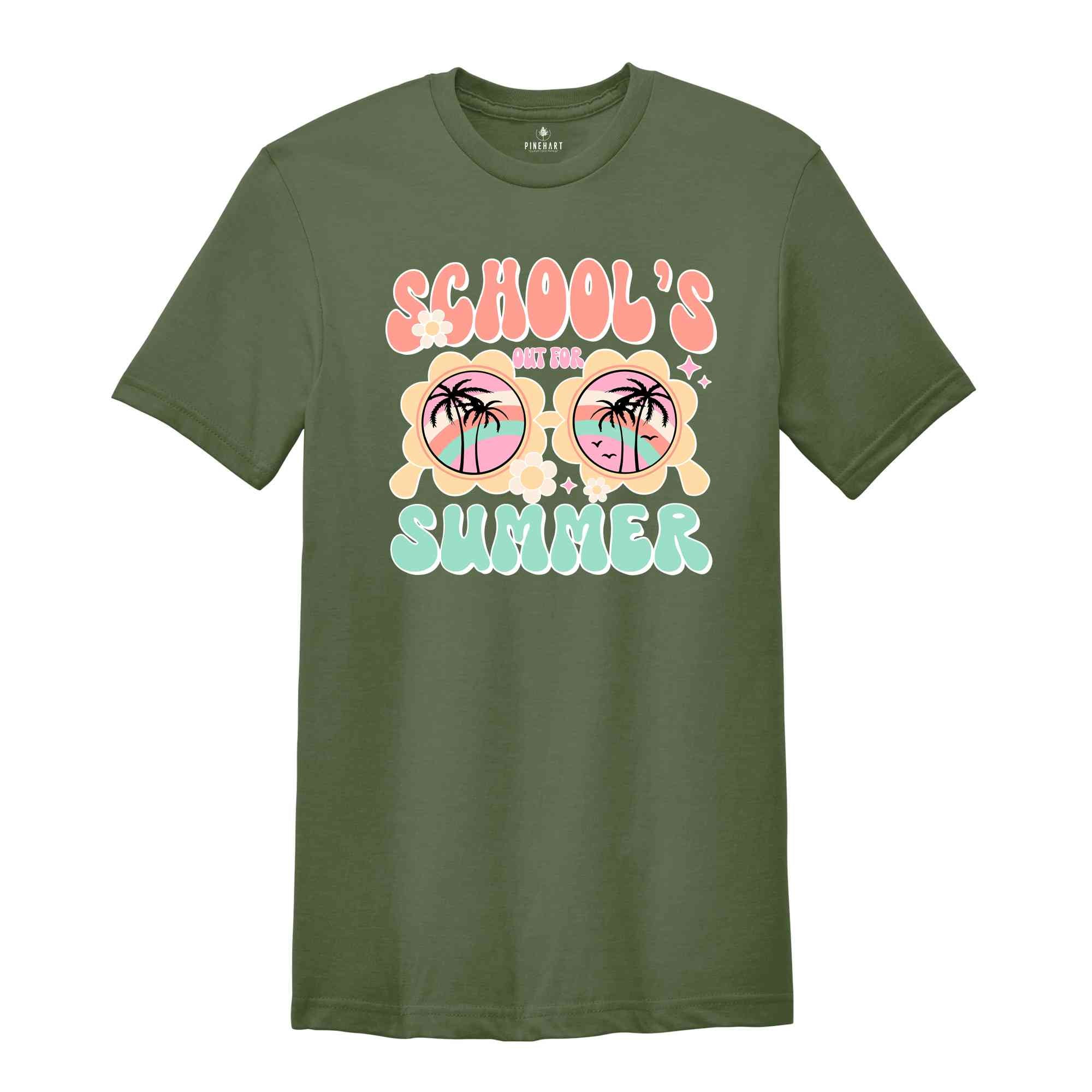 Schools Out For Summer Shirt, Happy Last Day Of School T-Shirt, Summer Holiday Shirt, End Of the School Year Shirt, Classmates Matching Tee