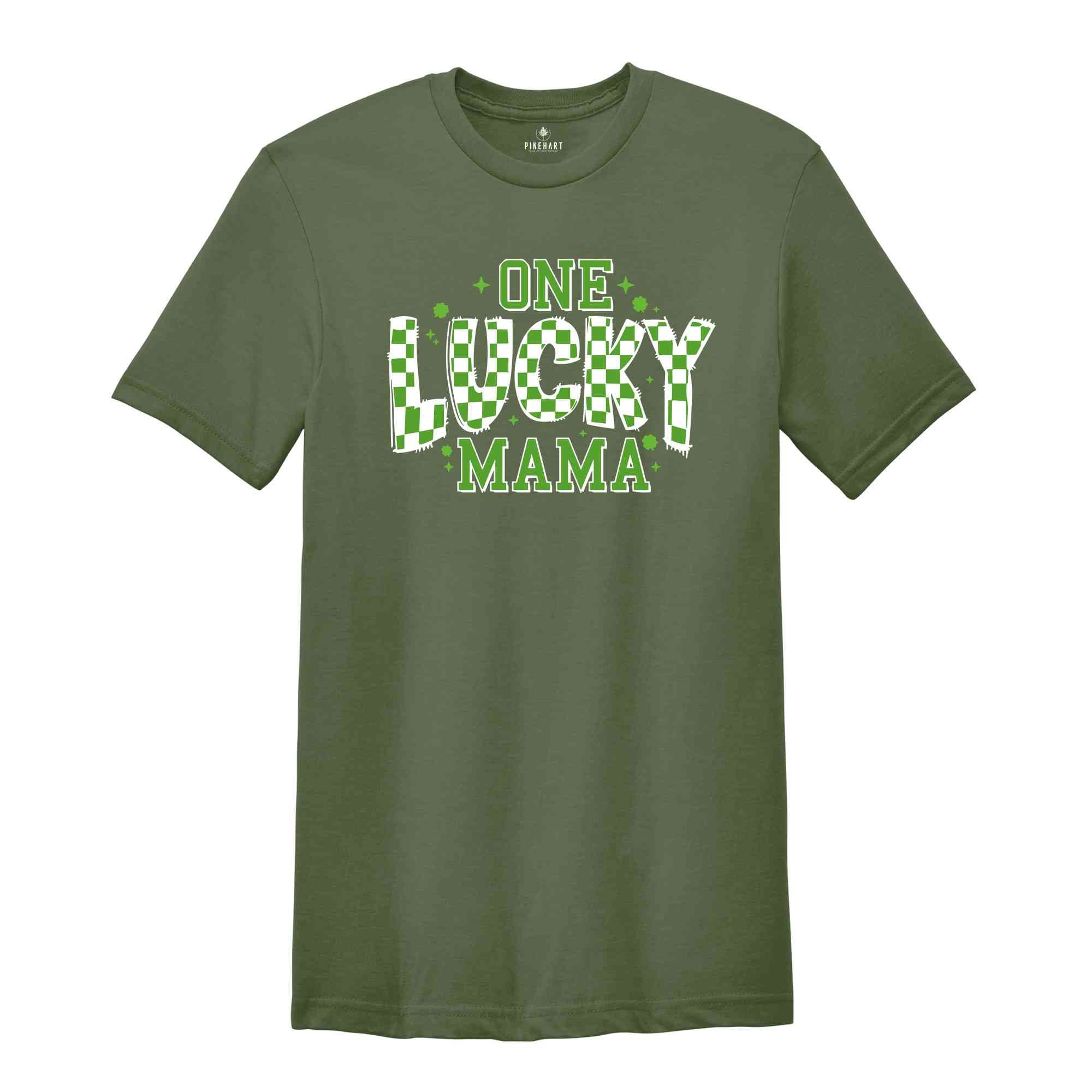 One Lucky Mama Shirt, St. Patrick’s Shirt, St Patty's Day Shirt, Mama Shirt, Lucky Shirt, Shamrock Shirt