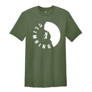 Climbing Evolution Shirt, Rock Climbers Shirt, Climbing T Shirt, Mountain Cute Climbing Shirts, Funny Camping Shirt, Climbing Lover Tees