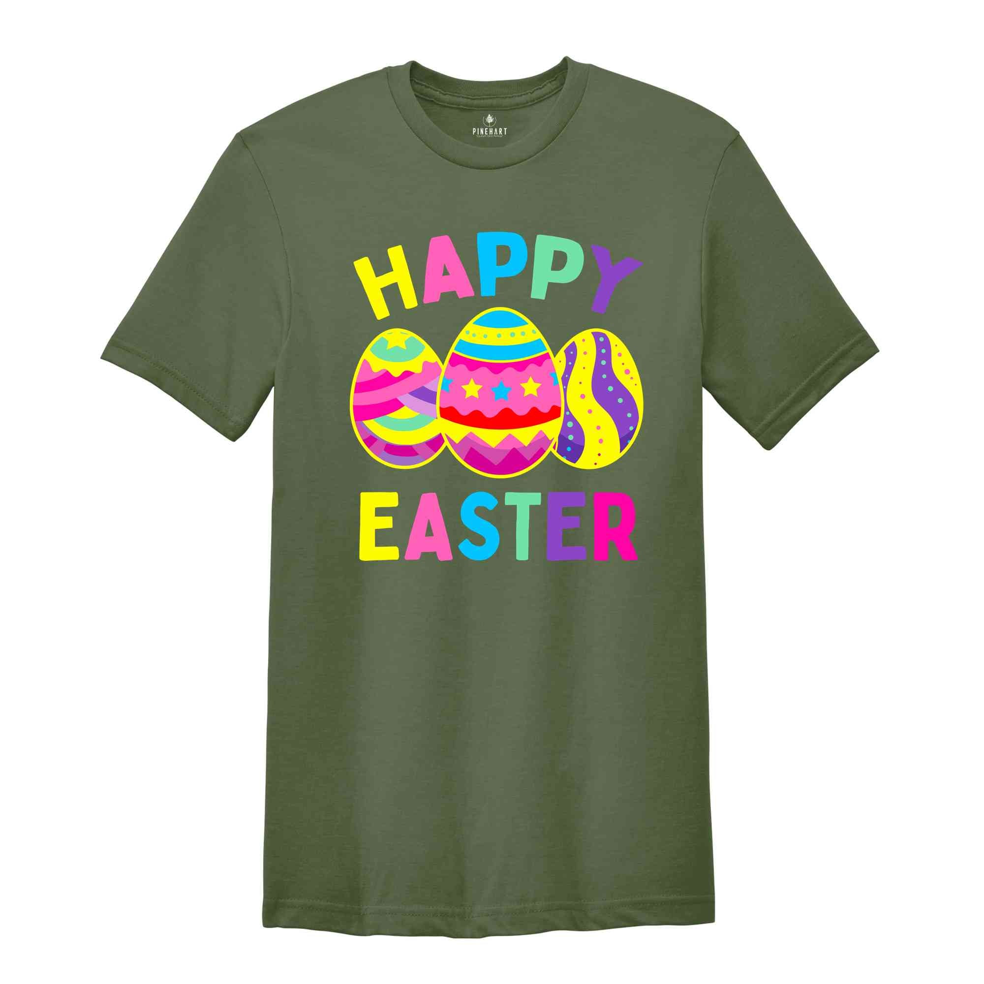 Happy Easter Eggs Shirt, Funny Easter Bunny Gift, Funny Bunny Shirt, Easter Day Shirt, Easter Shirt, Easter Eggs Shirt, Easter Day Gift