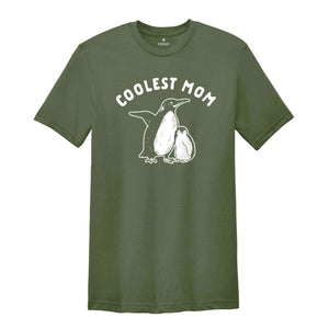 Coolest Mom Shirt, Mothers Day Shirt, Mothers Day Gift, Our First Mothers Day Shirt, Penguin Shirt, Funny Mothers Day Shirt