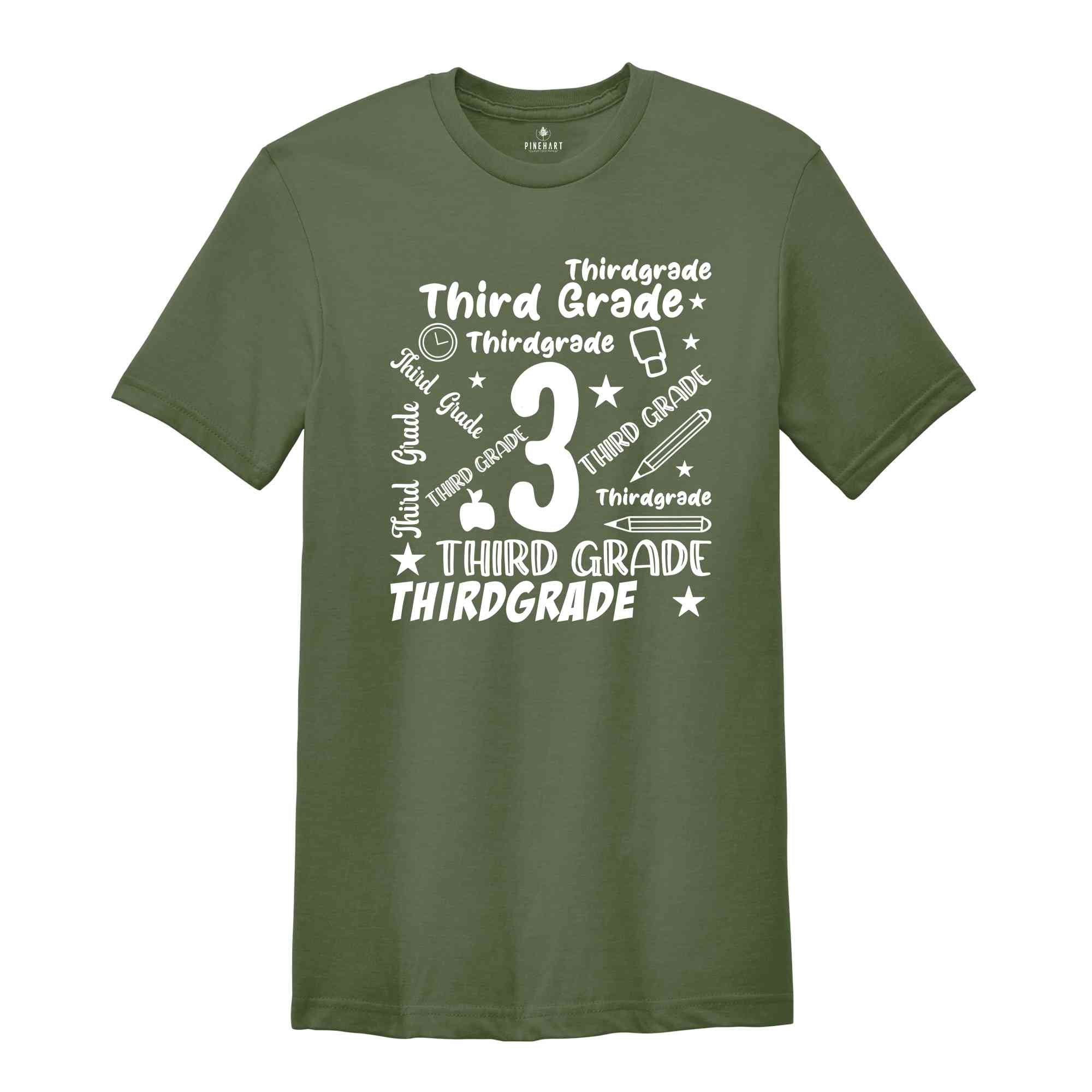 3rd Grade Shirt, Third Grade Shirt, School Team Shirt, Grade Shirt, Teacher Shirt, Grade Teacher Shirt, Teacher Life Shirt, Teacher Gift