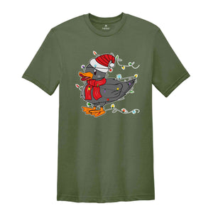 Christmas Duck Shirt, Funny Christmas Shirt, Cute Duck Shirt, Duck Shirt, Christmas Party Tee, Christmas Gift, Happy Christmas Shirt