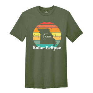 Missouri Solar Eclipse T-Shirt, April 8 2024 Solar Eclipse, Total Solar Eclipse Apparel, Solar Eclipse Shirt