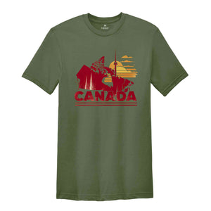 Retro Canada Shirt, Canada Travel Shirt, Country Travel Shirt, Shirt For Traveler, Travel Lover Gift, Travel Tee, Trip Shirt