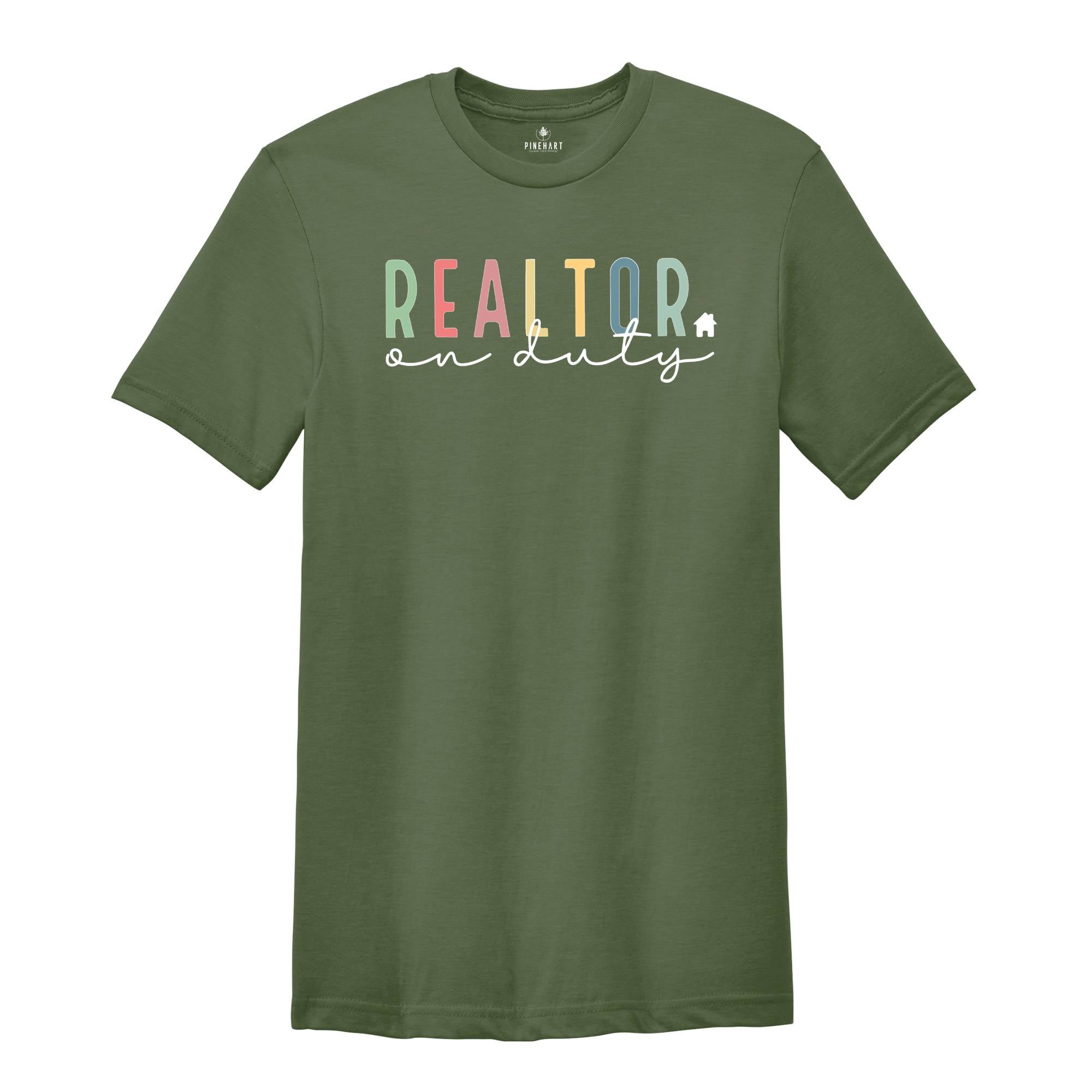 Realtor On Duty, Realtor Shirt, Real Estate Shirt, Gift For Realtor, Realtor Definition Shirt, Funny Real Estate Tee, Real Estate Agent Gift