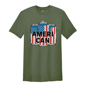 Ameri Can Shirt, 4th of July Shirt, American Flag Tshirt, Red White And Blue Shirt, freedom Gift Shirt