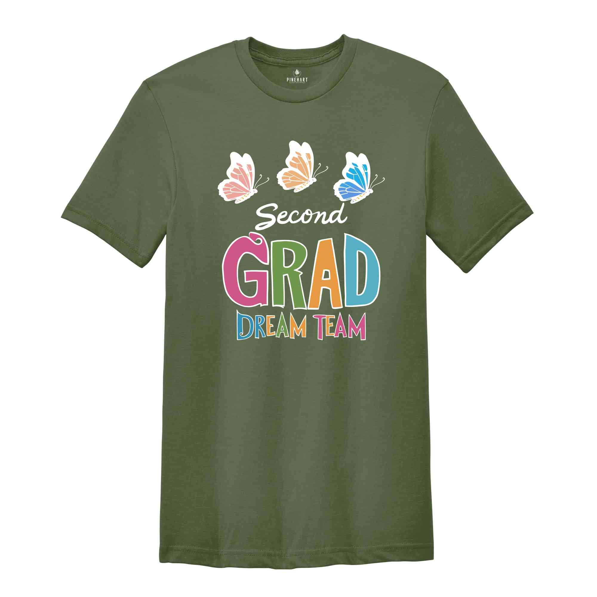 Second Grade Dream Team Shirt, Second Grade Teacher Shirt, Back to School, 2nd Grade Team Shirts, Butterfly Teacher Shirt