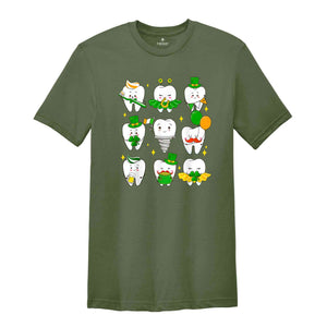 Irish Tooth Shirt, St Patricks Day Shirt, Funny Irish Dentist Shirt, Cute Irish Tooth Shirt, Dental Hygienist Gift