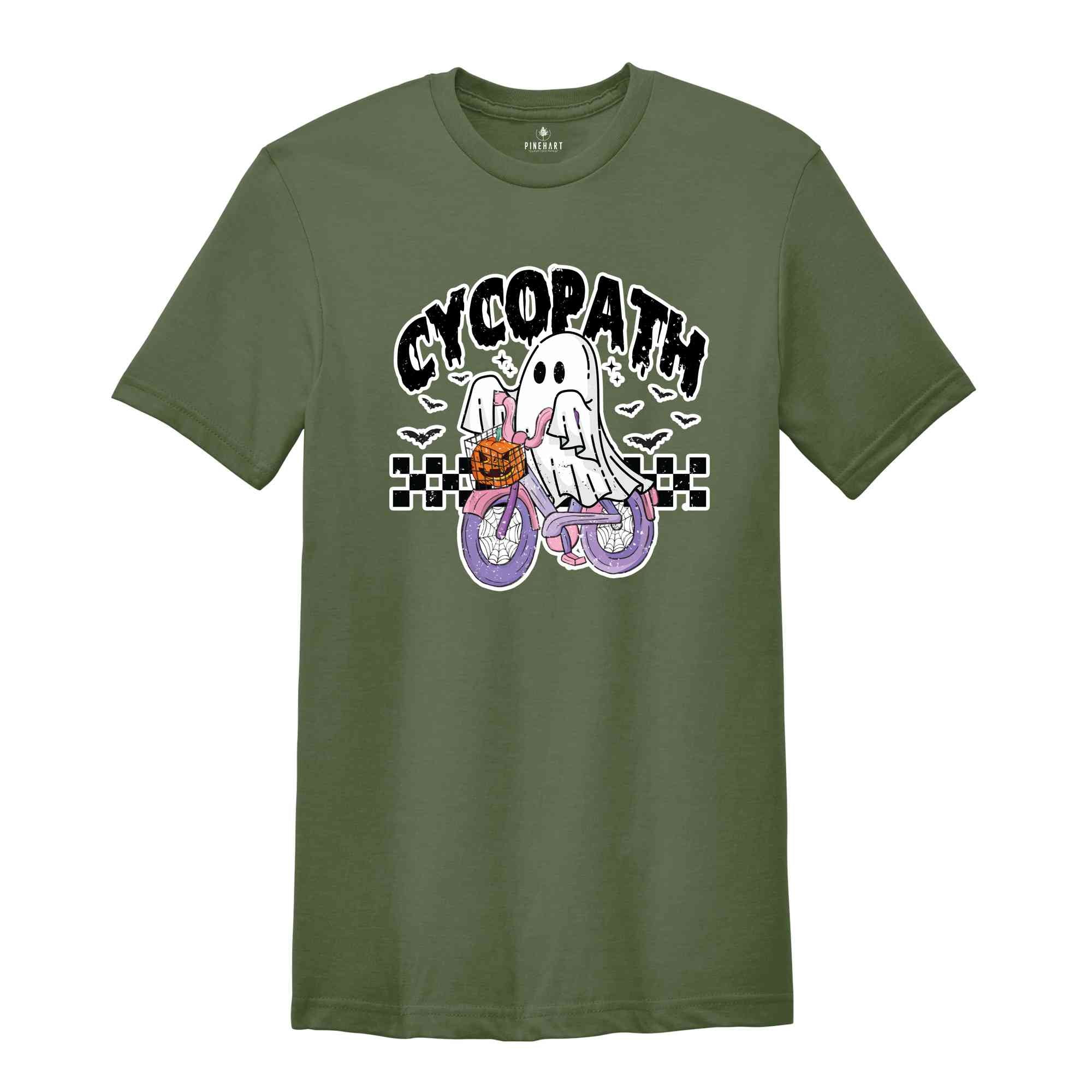 Cycopath Shirt, Cute Ghost Shirt, Halloween Shirt, Cute Halloween Shirt, Funny Halloween Tee, Boo Shirt, Ghost Shirt, Spooky Season Shirt