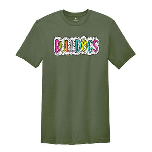 Bulldogs Team T-Shirt, Bulldogs Mascot Shirt, Bulldogs Fan Shirt, Football T-Shirt, Bulldogs Team Mascot, Bulldogs Mascot Tee