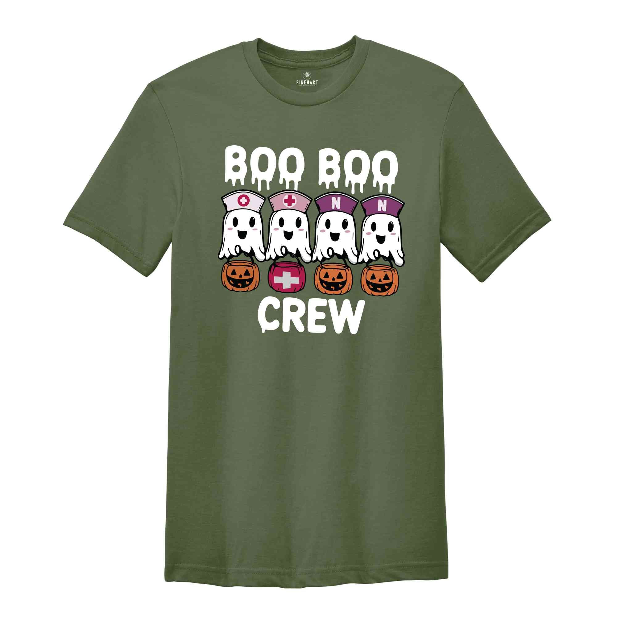 Boo Boo Crew Shirt, Halloween Nurse Shirt, Nurse Halloween Gift, Spooky Season Shirt, Nurse Shirt, Spooky Nurse Shirt, Halloween Shirt