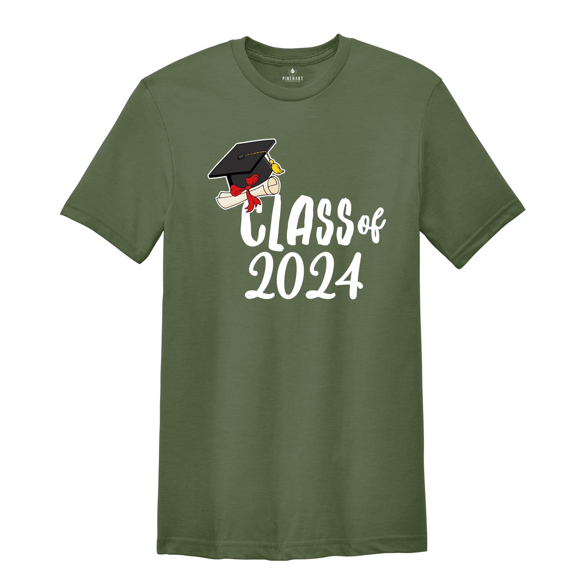 Class of 2024 T-shirt, Graduation 2024 Shirt, Grad Of 2024 Matching Gift, Back To School Shirt, High School Tee