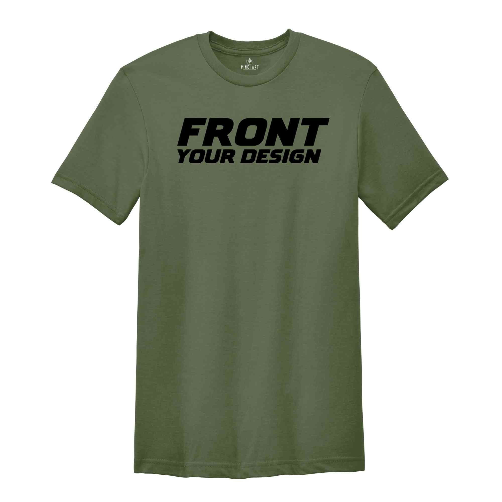 Front And Back T-Shirt, Custom T-Shirt, Personalized T-Shirt, Front And Back Print T-Shirt, Customized T-Shirt