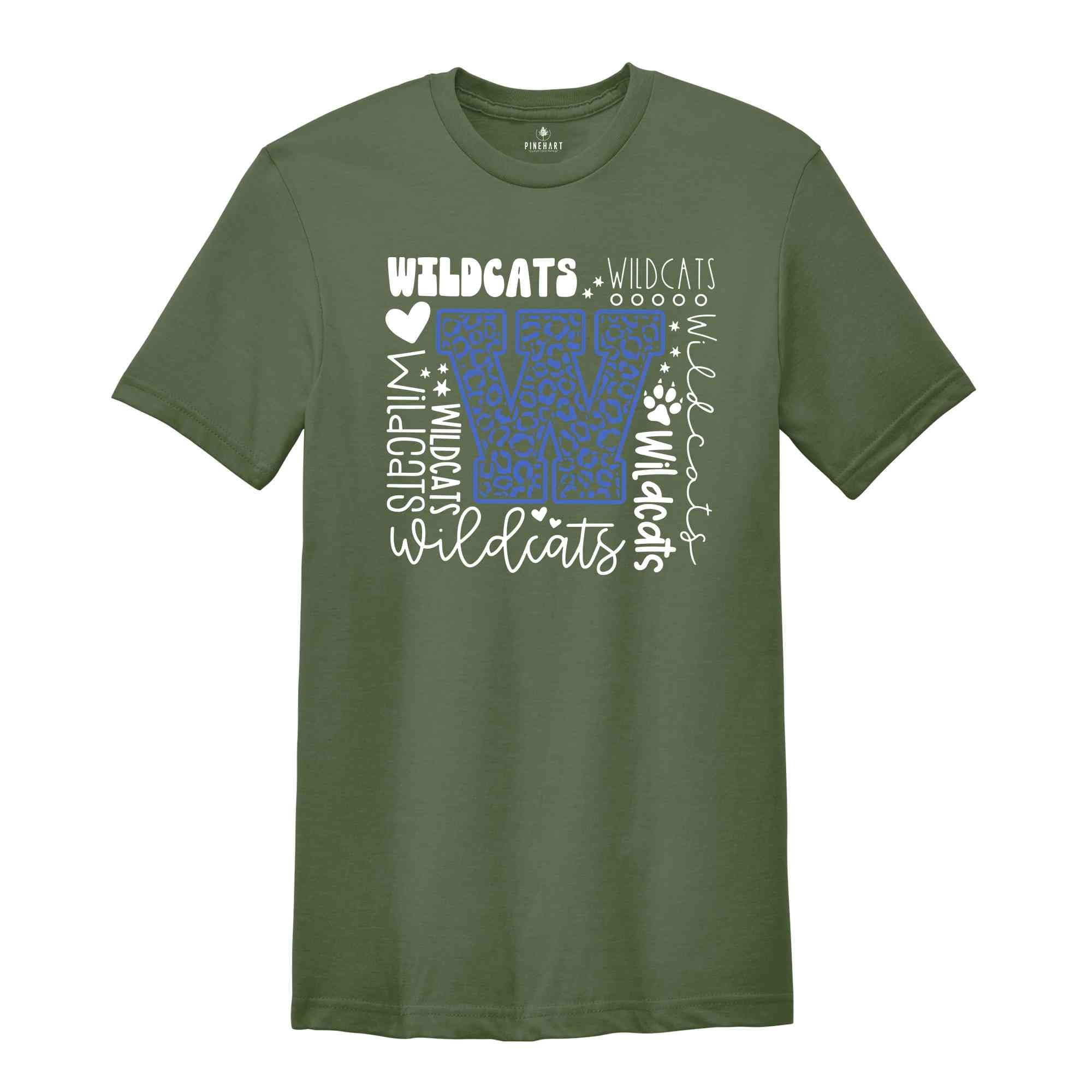 Wildcats Shirt, Wildcats Football Shirt, Wildcats Baseball Shirt, Wildcats Team Shirt, Wildcats Cheer Shirt, Wildcat Mascot Shirt