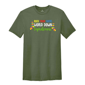 Rock Your Socks Down Syndrome Shirt, Down Syndrome Awareness Tee, World Down Syndrome Day Shirt, Inspirational Shirt