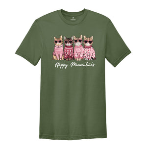 Happy Meowentine's Cat Shirt, Cute Valentines T-Shirt, Cat Lover Shirt, Cat Shirt, Valentines Shirt, Cat Lover Tee, Cat Mom, Valentines Gift