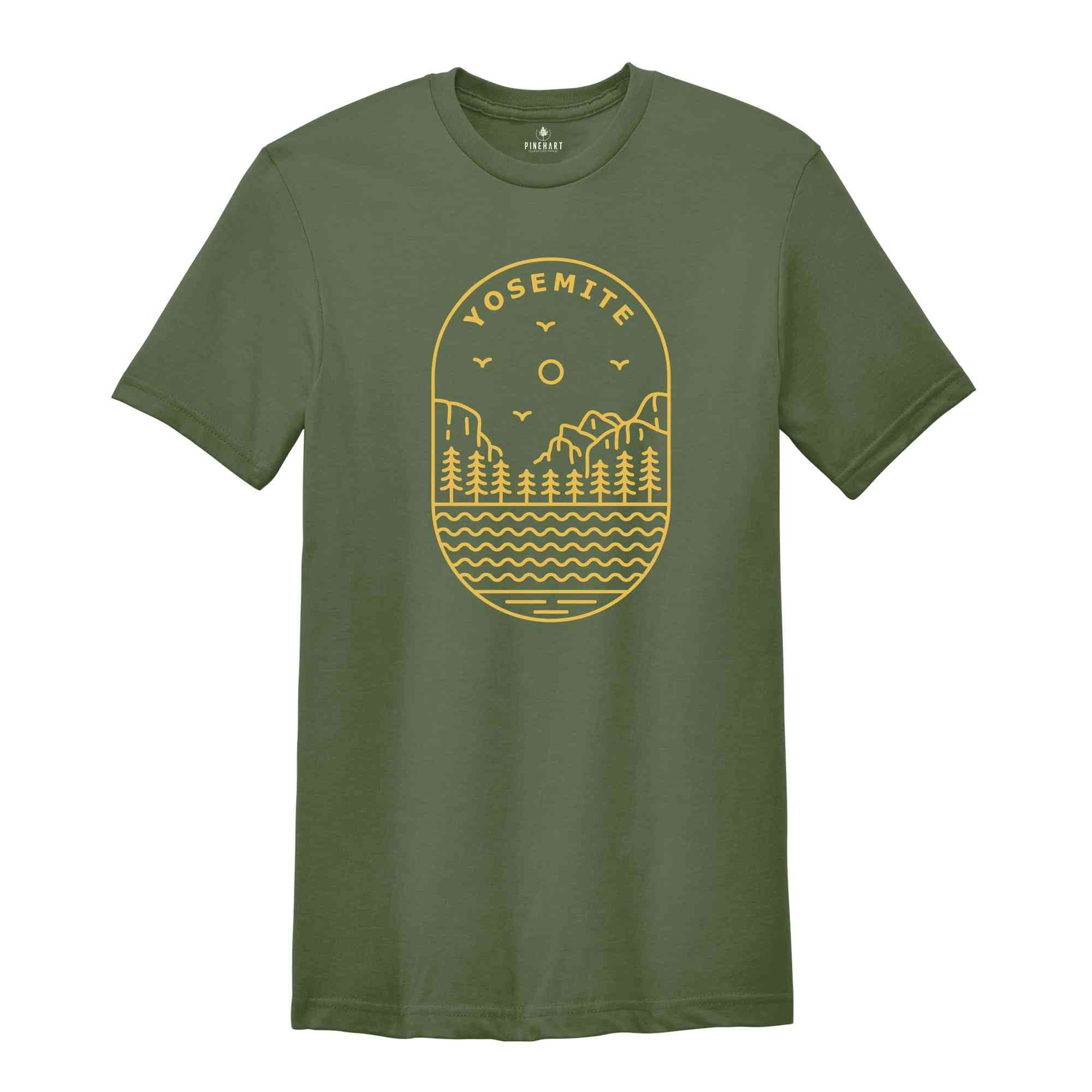 Yosemite National Park Shirt, Desert Cactus Shirt, Adventure National Park, Travel Shirt, Arizona National Parks, Shirt for Hiking