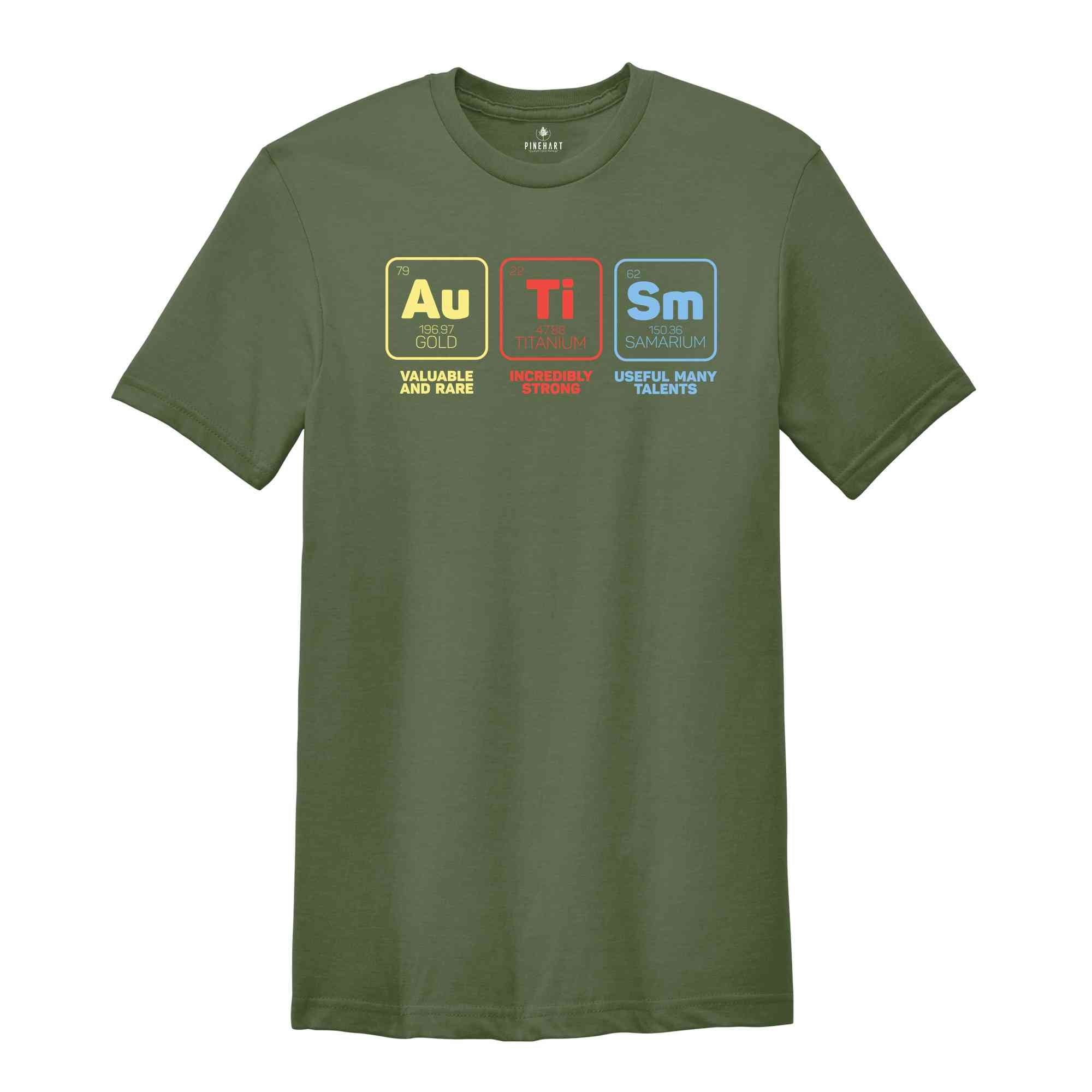 Autism Elements Shirt, Autism Awareness Shirt, Autism Walk Shirt, Autism Day Shirt, Autism Gift Tee, Neurodiversity Shirt, Autism Month Tee