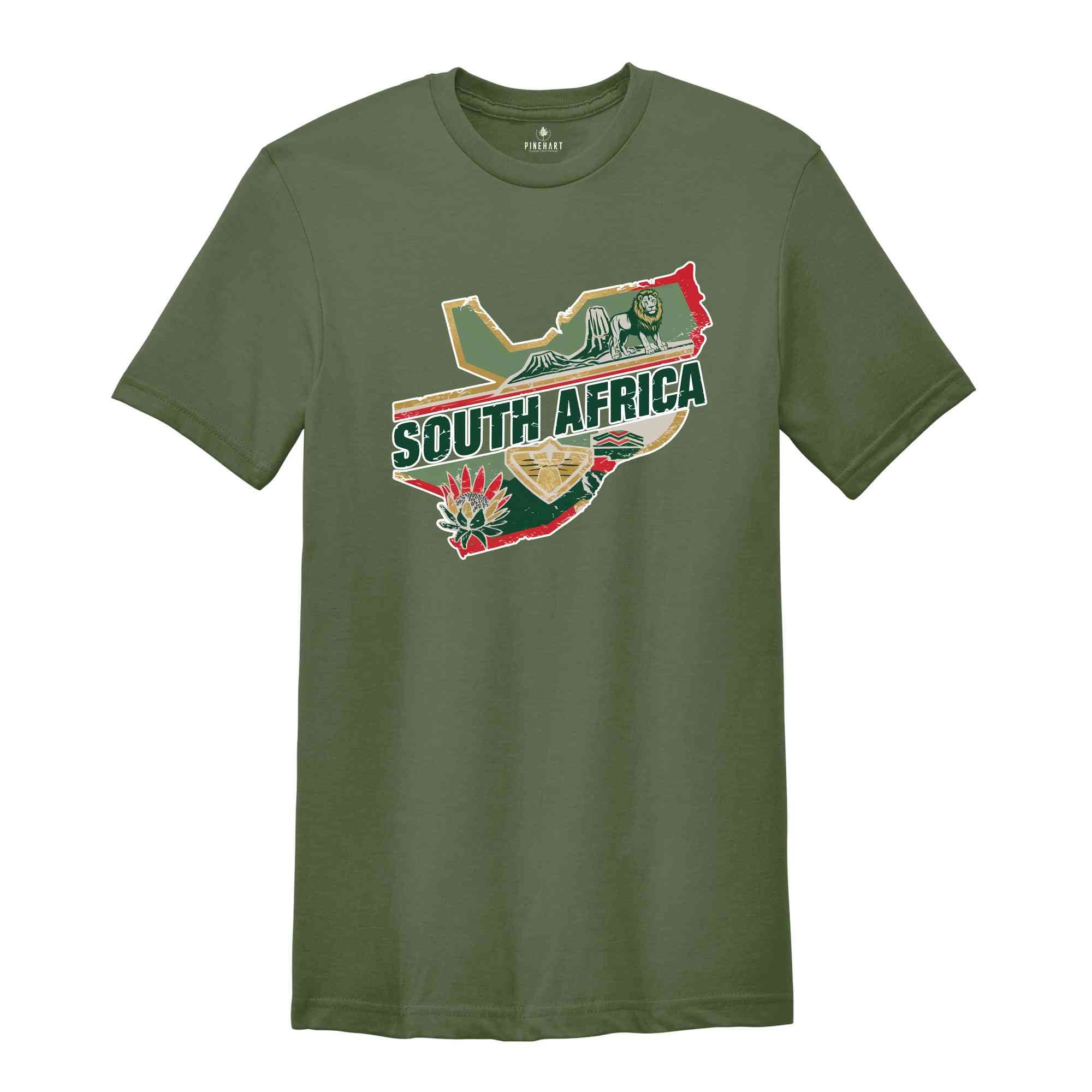 Retro South Africa Shirt, South Africa Travel Shirt, Country Travel Shirt, Shirt For Traveler, Travel Lover Gift, Travel Tee, Trip Shirt