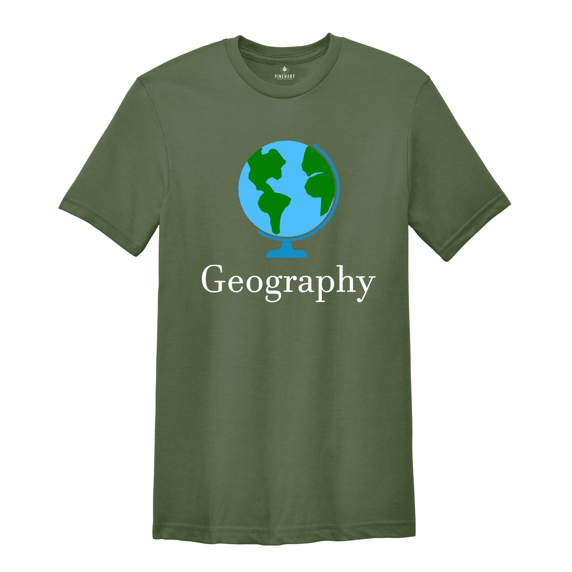 Geography Shirt, Geography Teacher Shirt, Geography Globe Shirt, Aesthetic Geography Shirt, Back to School Shirt, First Day of School Shirt