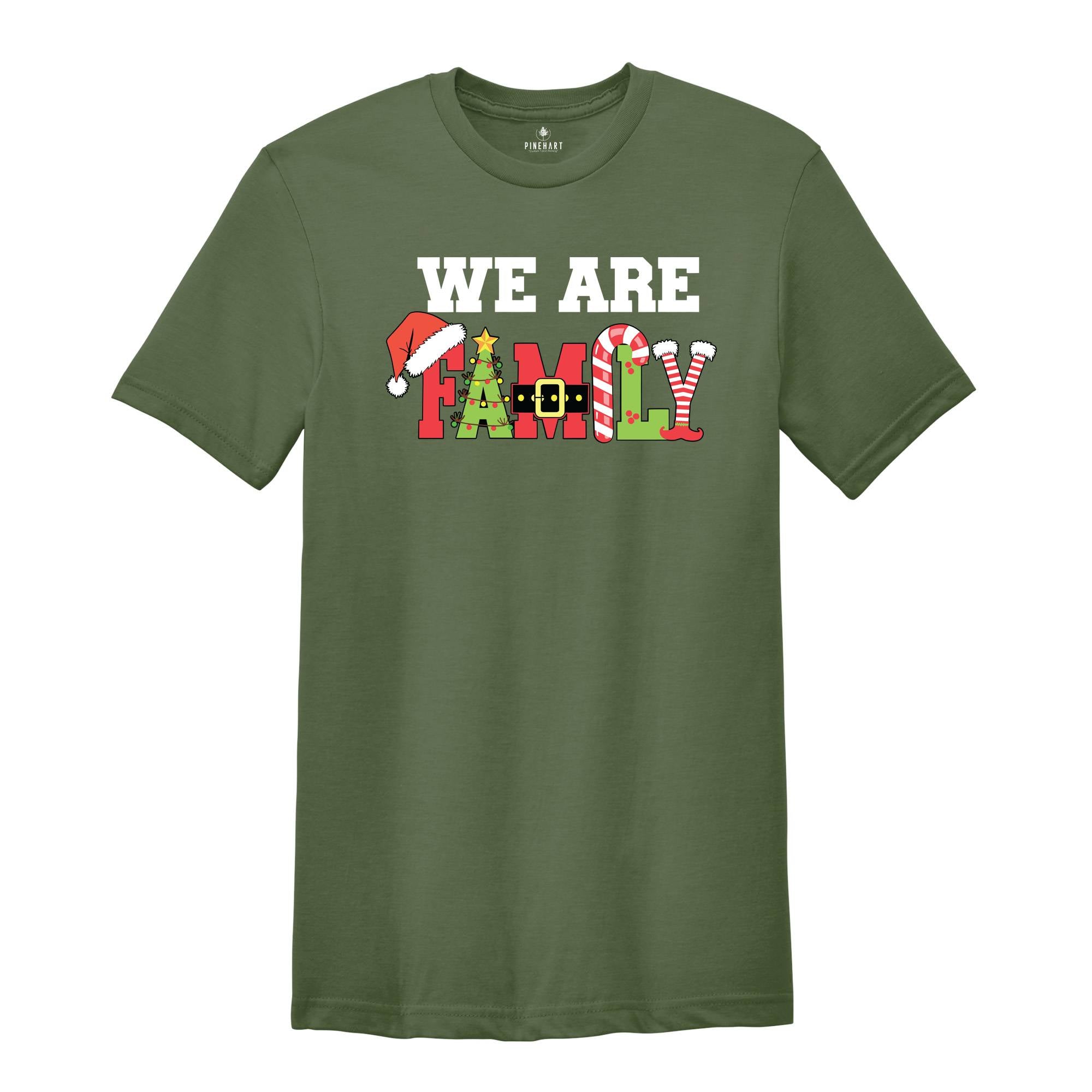 We Are Family Christmas Shirt, Matching Christmas Shirt, Christmas Pajamas Shirt, Family Shirt, Family Christmas Shirt, Christmas Shirt