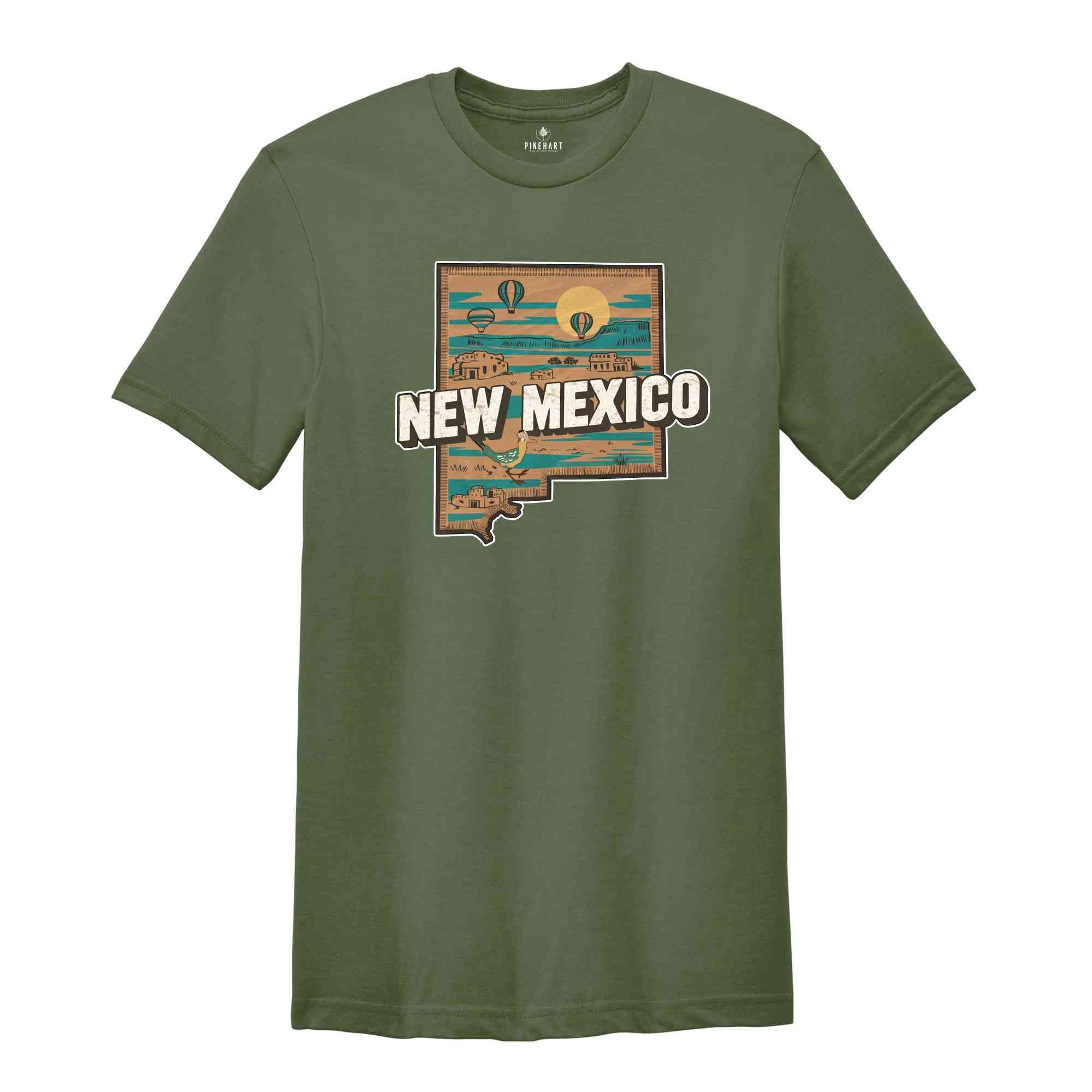 Retro State Of New Mexico Shirt, State Of New Mexico Tee, State Tee, New Mexico Shirt, New Mexico Lover Shirt, Family Trip Shirt, Travel Tee