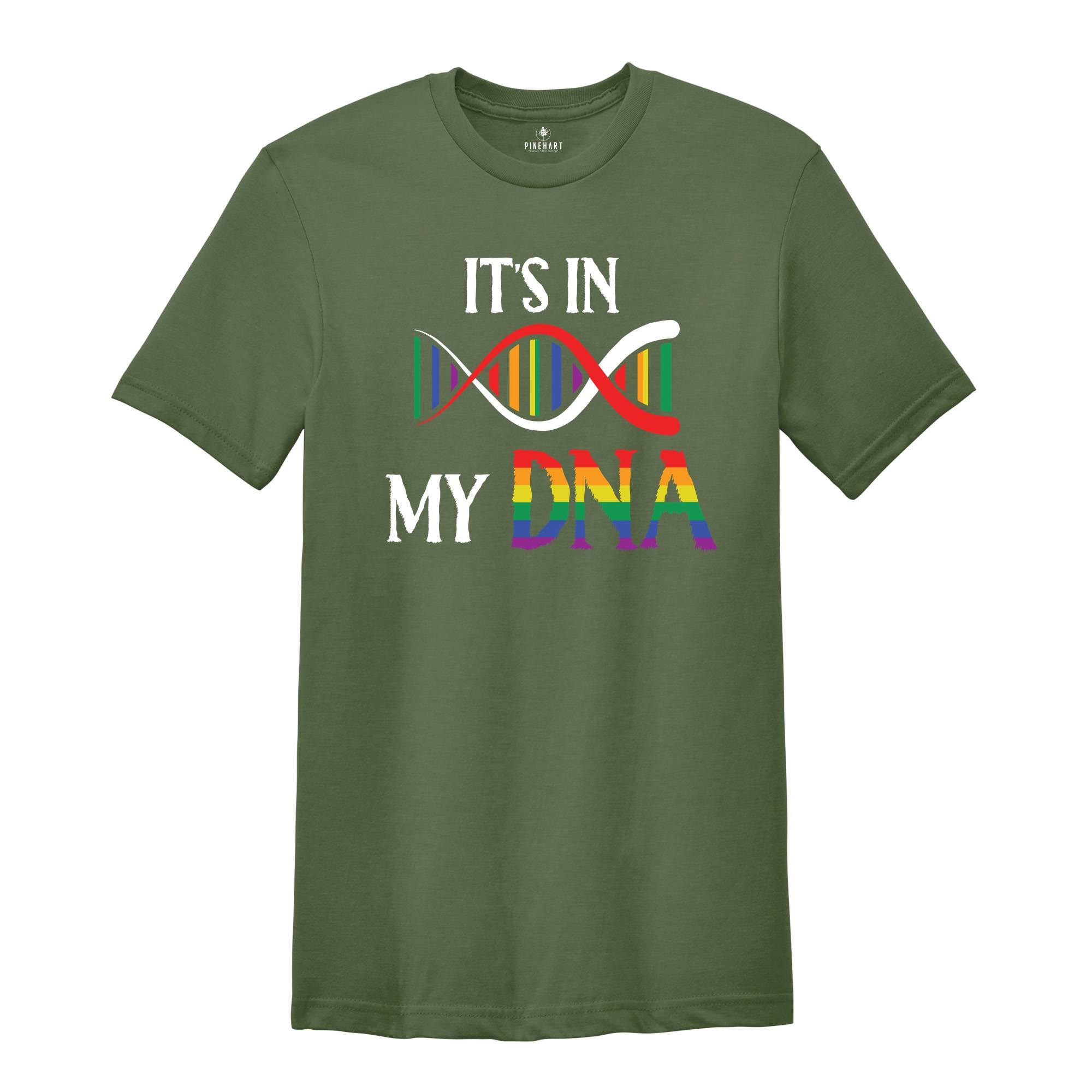 It's in My Dna Shirt, Dna Gay Pride T-shirt, Pride Lgbt Dna Tee, Transexual Shirt, Bisexual Shirt, Funny Gay Shirt