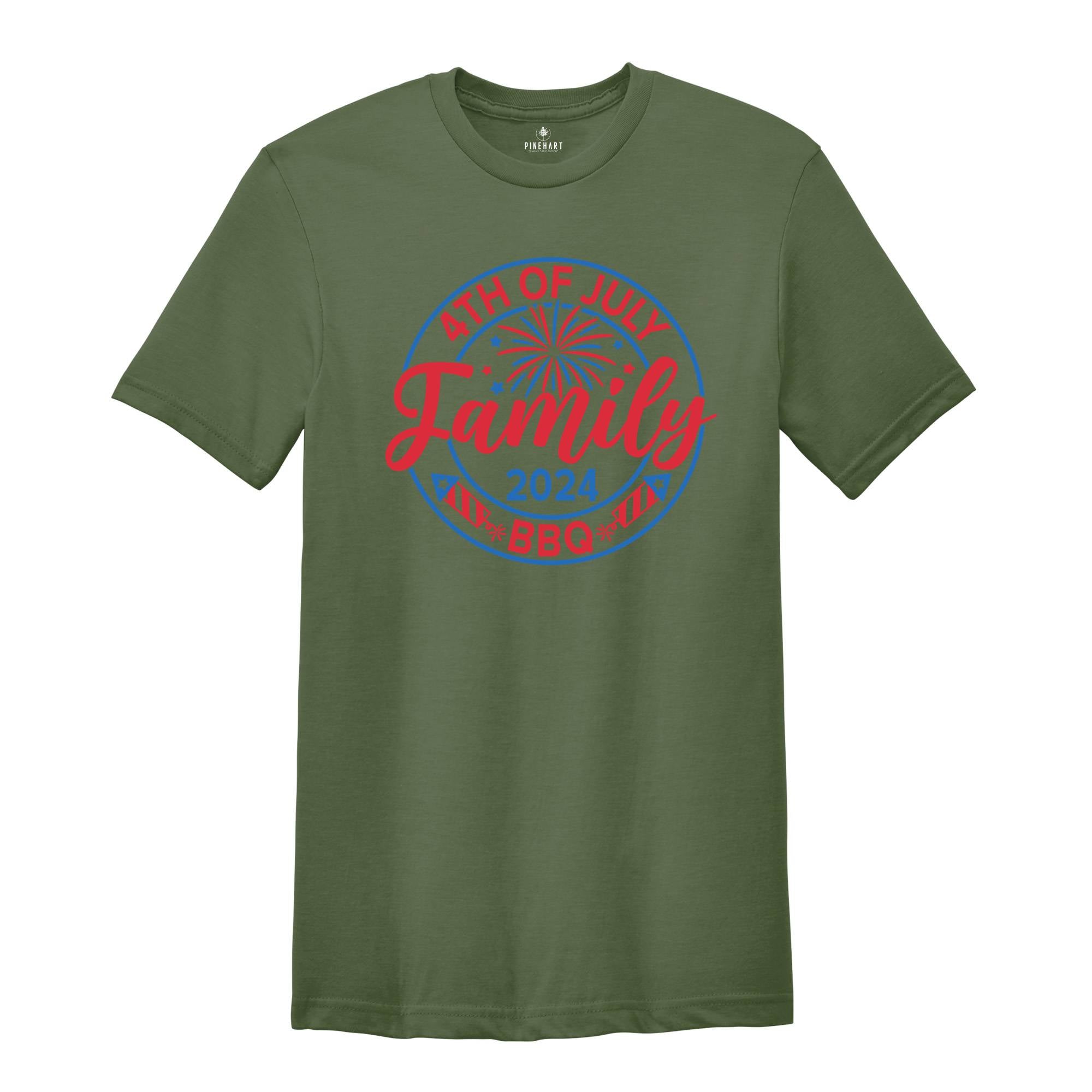 4th Of July Family Shirt, Happy 4th 2024 Shirt, Freedom Tee, Fourth of July Shirt, Independence Day T-shirt, Patriotic Family Gift