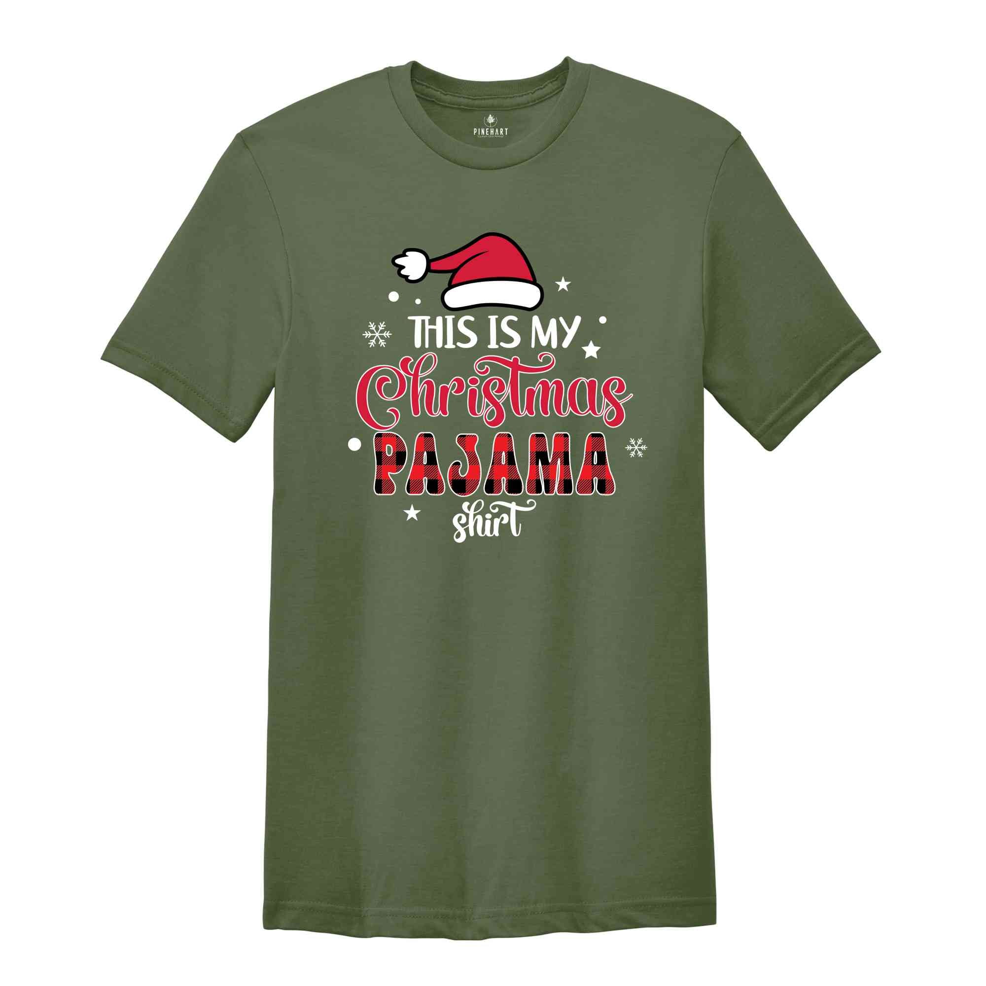 This is My Christmas Pajama Shirt, Family Christmas Shirt, Holiday Apparel, Christmas Pajama, Funny Christmas Shirt