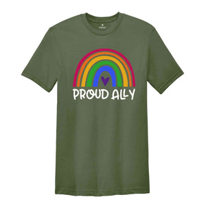 Proud Ally Shirt, Lgbt Support Tees, Pride Month Shirt, Bisexual Shirt, Equal Rights Shirt, Lgbtq Proud Ally, Trans Pride, Pansexual Tee