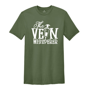 The Vein Whisperer Shirt, Phlebotomist T-Shirt, Medical Shirts, Cute Nurse Shirts, Phlebotomist Nurse Shirt, Gift for Nurse