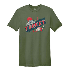 Retro Turkey Shirt, Turkey Travel Shirt, Country Travel Shirt, Shirt For Traveler, Travel Lover Gift, Travel Tee, Trip Shirt