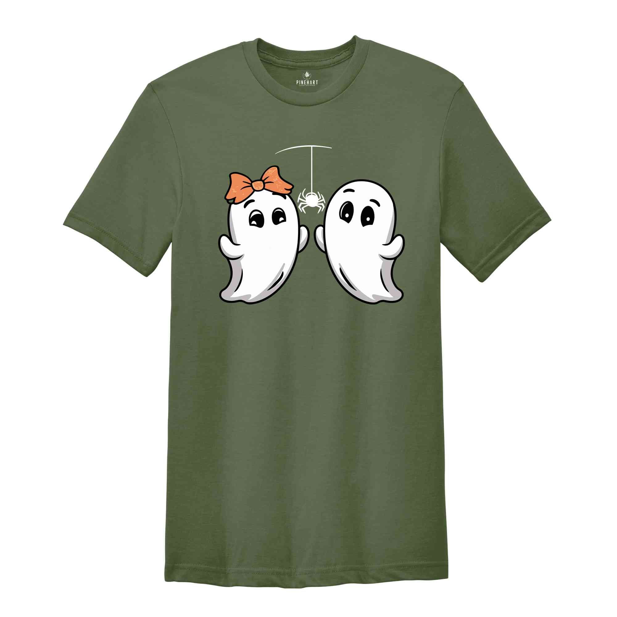 Cute Halloween Shirt, Ghost Shirt, Spooky Halloween Shirt, Cute Halloween Shirt, Retro Spooky Season Shirt, Halloween Lover Gift