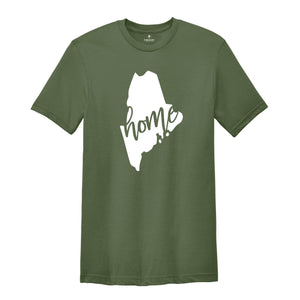 Maine State Shirts, Maine State Map Shirt, Maine Travel Gifts, Maine Apparel, Maine Clothing, Maine Sweatshirt, Maine Home Sweatshirt