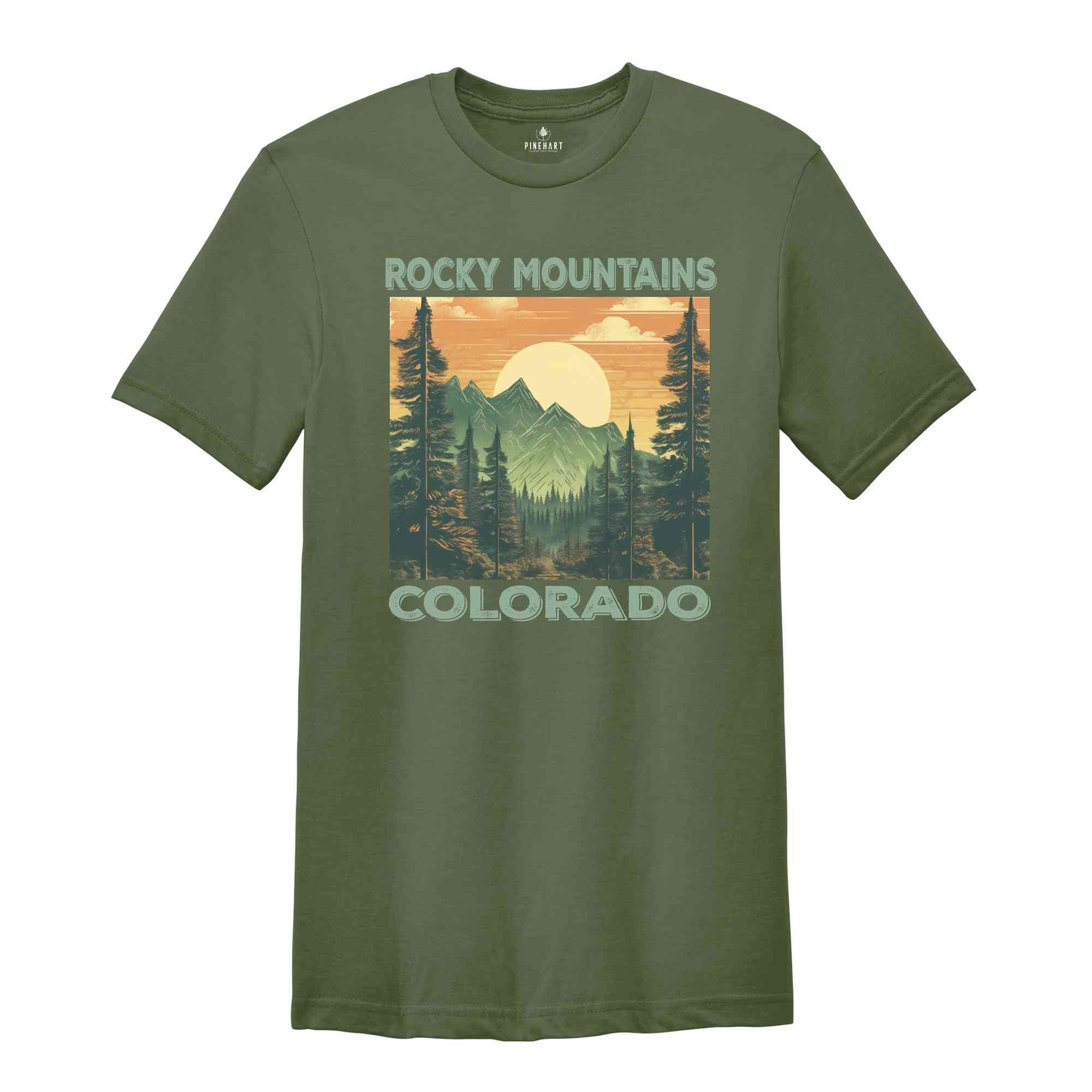 Rocky Mountains National Park Shirt, National Parks Shirt, National Park Gift, Rocky Mountains National Park, Nature Shirt, Vacation Shirt,