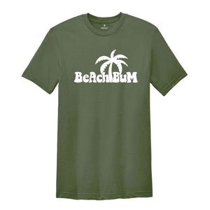 Beach Bum Shirt, Retro Beach Summer T-Shirt, Vacay Beach Shirts for Women, Summer Vacation Shirts, Summer Gift