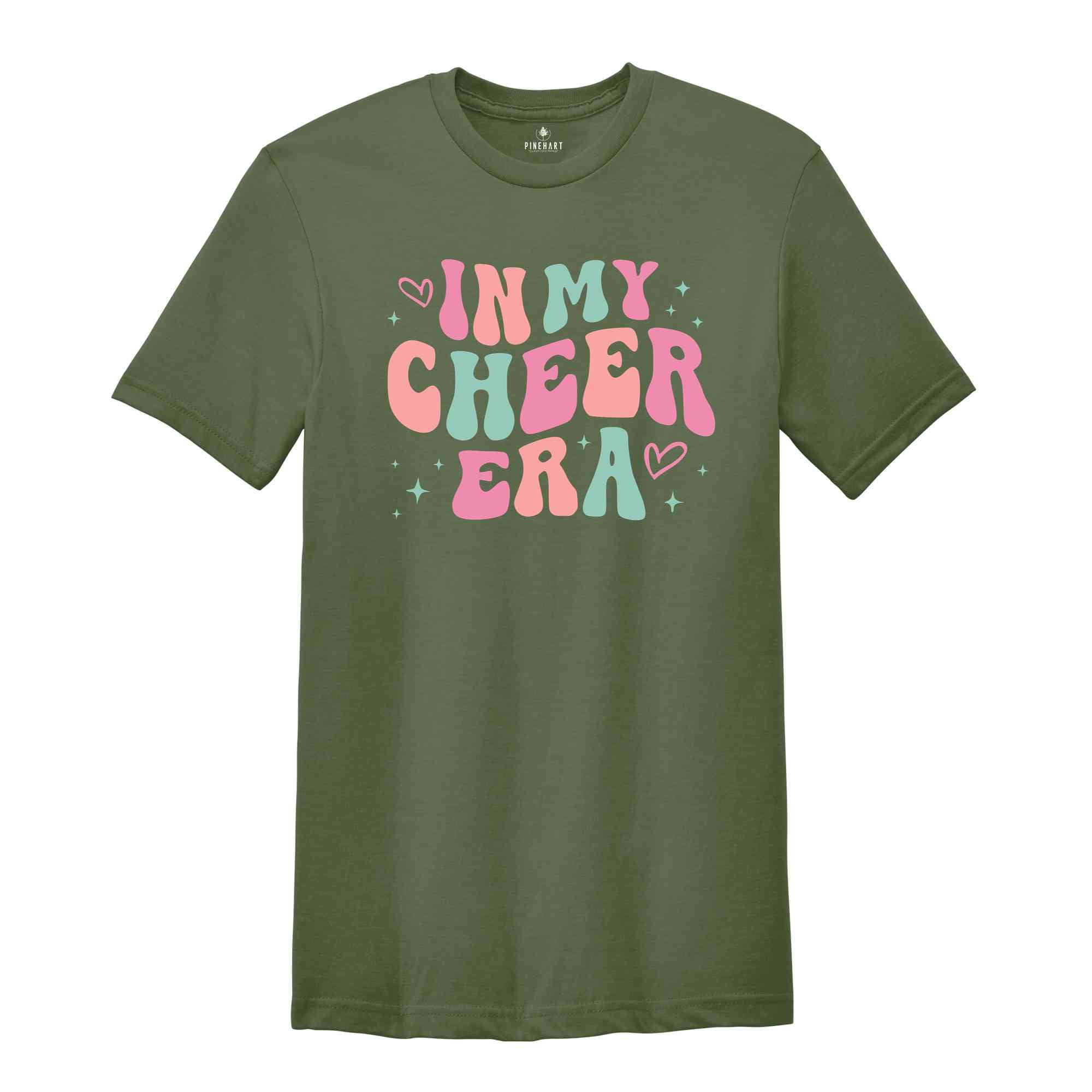 In My Cheer Era Shirt, Groovy Cheer Shirt, Cheer Vibes Shirt, Cheerleader Shirt, Cute Shirt, Mom Shirt