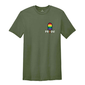 Pocketsize Pride Shirt, Funny Pride Tee, LGBTQ+ Shirt, Pride Month Shirt, Love is Love Tee, Equality Shirt, Gaydar Tshirt