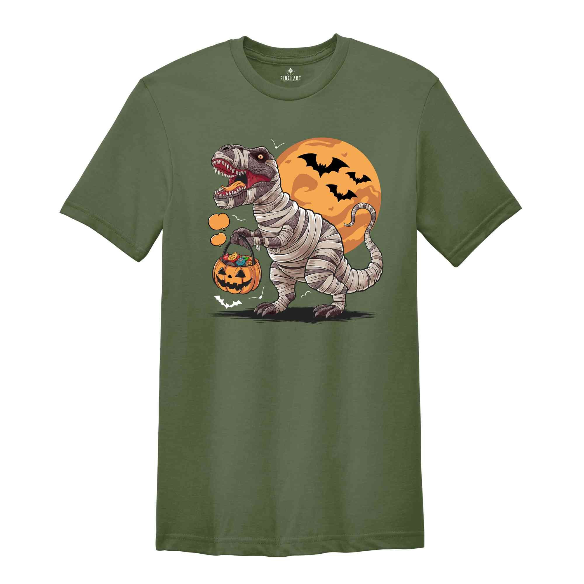 Halloween Dinosaurs Shirt, Halloween Shirt, Cool Dinosaur Shirts, Cute Halloween Shirts, Spooky Season Shirt, Fall Shirt