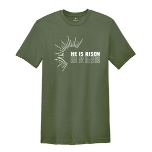 He is Risen Shirt, Religious Jesus Shirt, Easter Shirt, Christian Shirt, Faith Shirt, Trendy Easter Shirt