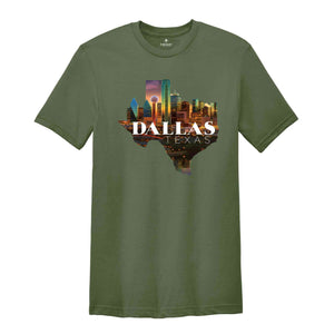 Texas Shirt, Texas Map Shirt, State Shirts, Texas T-Shirt, Texas Cities Shirt, Texas Pride Shirt, Texas Lover Shirt, Cute Texas Gift