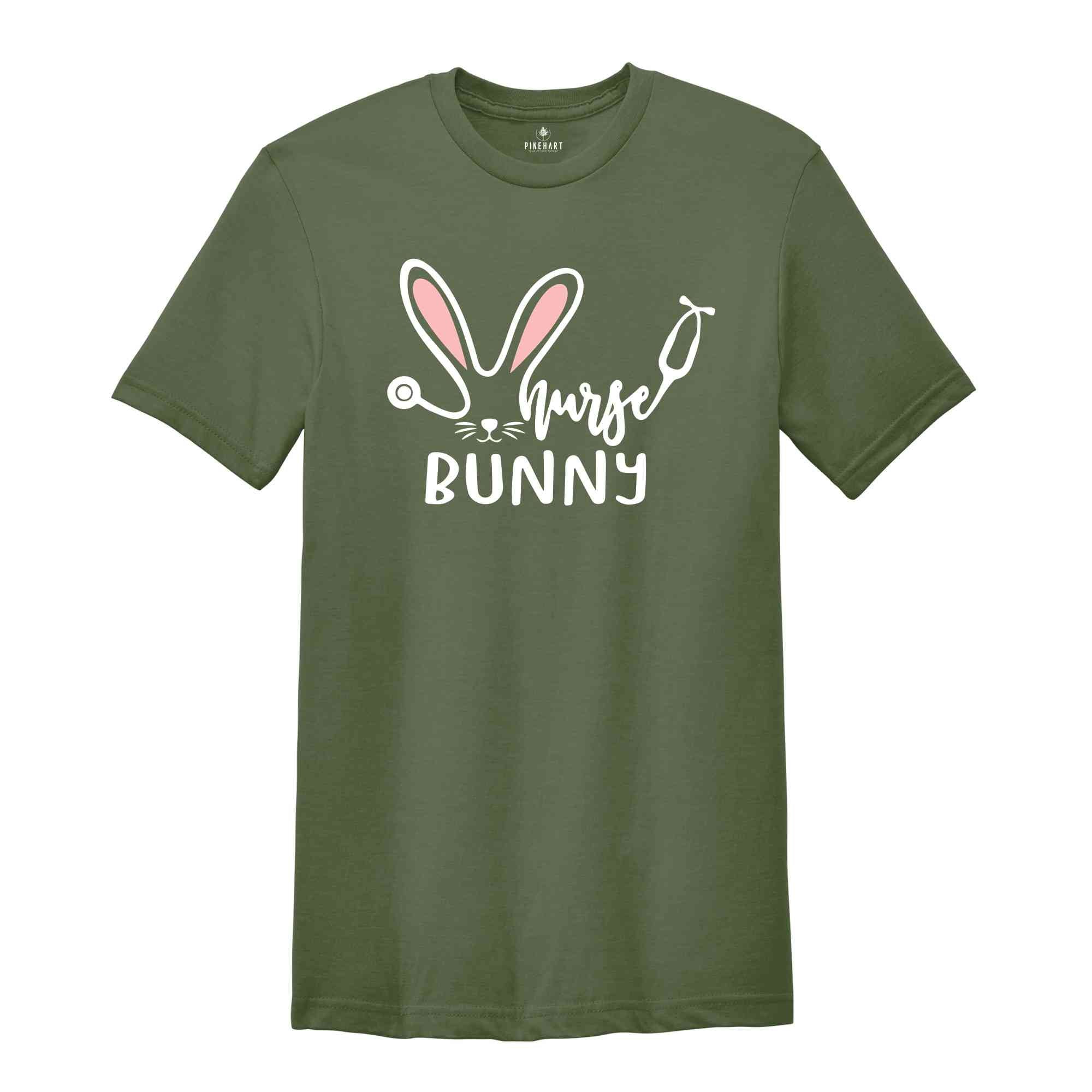 Nurse Bunny Shirt, Easter Shirt, Cute Shirt, Nurse Shirt, Easter Nurse Shirt, Gift For Nurse, Christian Shirt