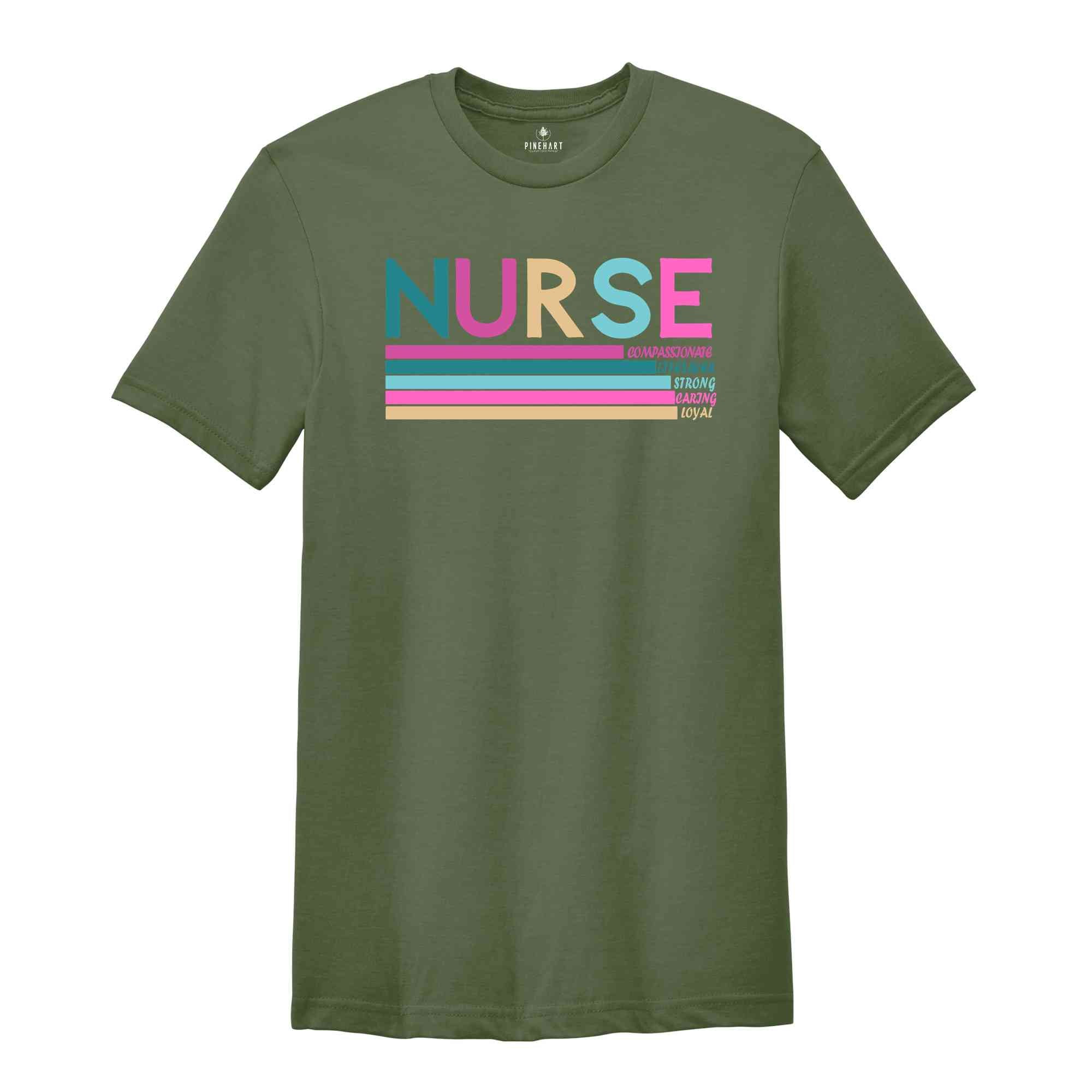 Retro Nurse T-shirt, Comfort Color T-shirt, Retro T-shirt, Registered Nurse, Nurse shirt, Nurse T-Shirt, Gift for Nurse, Nurse Gift