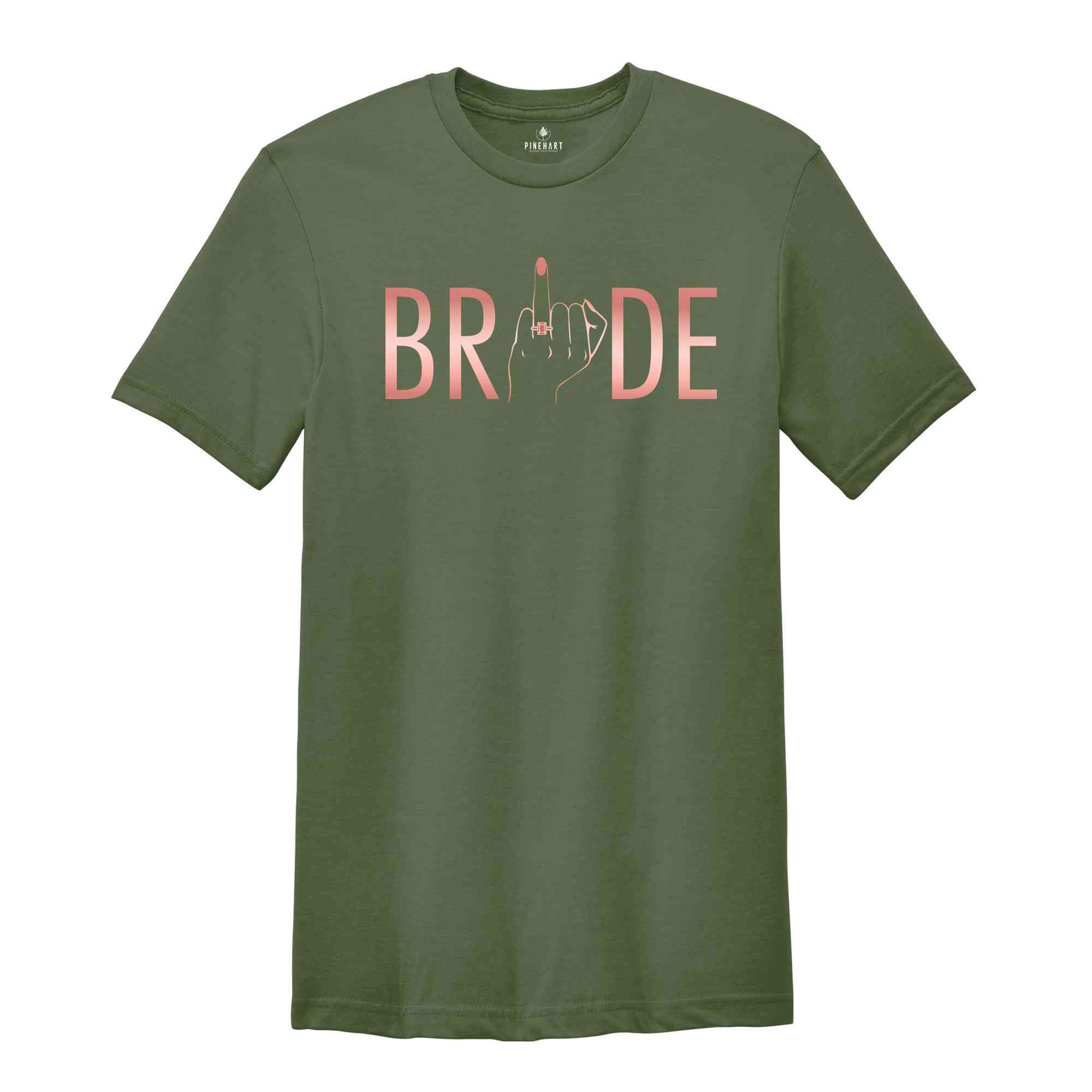 Bride And Tribe Shirts, Bachelorette Party Shirts, Bridal Shower Shirts, Bride To Be Shirts,Just Engaged Shirt