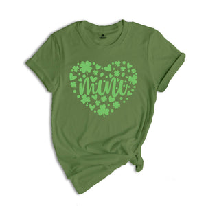 St. Patrick’s Day Heart Shirt, Mama Mini Shirt, Lucky Mama Shirt, Lucky Mini Shirt, St. Patrick’s Shirt, Mama St. Pattys Shirt, Mini Shirt