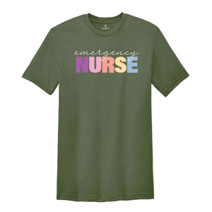 Emergency Nurse Shirt, Nursing School Shirt, Nurse Grad Shirt, Registered Emergency Nurse Gift, Emergency Department Nurse Shirt